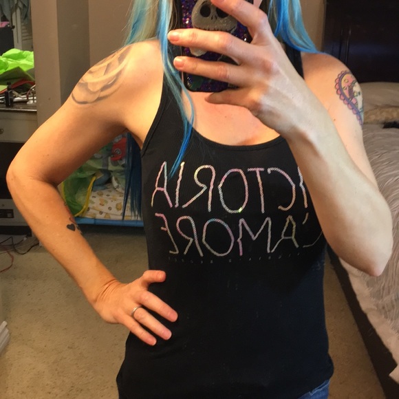 Like new VS PINK bling Tank Top - Picture 4 of 8